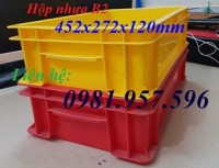 Khay nhựa đặc, hộp nhựa B2, thùng nhựa đặc B2, sóng nhựa bít