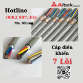 Cáp điều khiển Altek Kabel 7 lõi chia màu