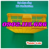 Sọt nhựa rỗng, sọt nhựa HS008, sóng nhựa bít, thùng nhựa rỗng, sọt nhựa đựng hoa