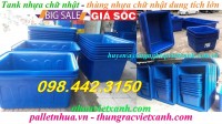 Tank nhựa chữ nhật dung tích lớn 100 lít đến 2000 lít