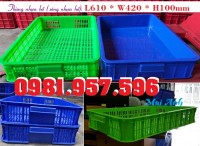 Thùng nhựa hở 1T, sọt nhựa cao 1 tấc, sóng nhựa rỗng 1T