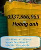 Khay nhựa dùng trong nhà máy thực phẩm, sóng nhựa rỗng, sọt nhựa, khay nhựa, thù