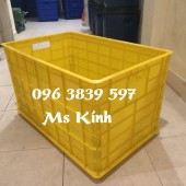 Sóng nhựa bít 5 bánh xe, thùng nhựa đặc đựng hàng - 096 3839 597 Ms Kínhđặc