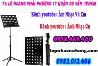 Giá để bài nhạc chắc chắn, bao bền tại nhạc cụ nụ hồng