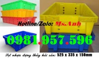 Sóng nhựa đựng thủy hải sản, sóng nhựa Hs002