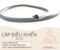 Cáp điều khiển 2x1.5 Altek Kabel tại Đà Nẵng, Hồ Chí Minh, Hà Nội