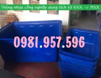 ​Thùng nhựa nuôi cá các loại, bể chữ nhật nuôi cá nhiều dung tích