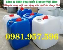 ​Can nhựa có seal chống tràn 25L, can nhựa đựng hóa chất 25L​Can nhựa có seal ch