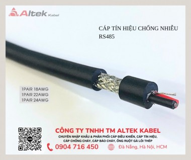 Cáp tín hiệu RS485 Tam Kỳ, Nghệ An, Quảng Ngãi, Huế