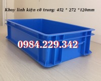 khay nhựa B2, khay nhựa B4, khay nhựa B7, khay nhựa có nắp, khay linh kiện nhiều