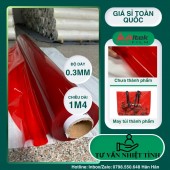 Màng nhựa PVC dẻo màu đỏ giá sỉ toàn quốc
