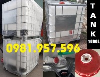 Bồn nhựa chứa nước sạch, tank nhựa 1000L đựng nước