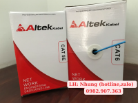 Cáp mạng Cat 5e, Cat 6 Altek Kabel xoắn đôi