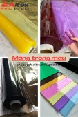 màng nhựa PVC dẻo màu xanh - vách ngăn lạnh