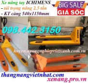 Xe nâng tay 2500kg ICHIMENS càng hẹp XT540-1150