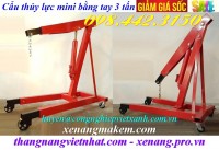 Cẩu thủy lực mini 3000kg – cẩu mốc động cơ 3 tấn giá siêu rẻ call 0984423150