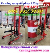 Xe nâng quay đổ phuy COT-0.35 - 350kg nâng cao 1.4m giá cạnh tranh