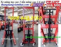 Xe nâng tay cao 1.6 mét - tải trọng 1 tấn TW-lifter - Đài Loan giá rẻ