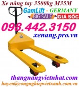 Xe nâng tay thấp 3500kg càng rộng M35M GAMLIFT giá rẻ call 0984423150 – Huyền