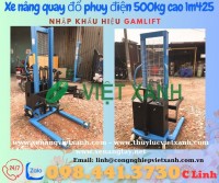 Xe nâng phuy điện 500kg EDT500-M hiệu GAMLIFT