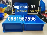 Thùng nhựa B7, khay nhựa có nắp, khay nhựa B7