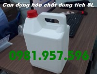 Can nhựa HDPE các loại, can nhựa hóa chất, can có garenti