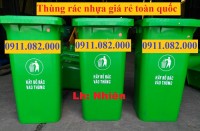 Giá rẻ thùng rác cuối năm, thùng rác 120l 240l 660l giá thấp miền tây-lh 091108