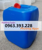 Can đựng hóa chất 30L, can 30L nhựa HDPE, can vuông loại dày