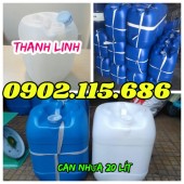 Can nhựa nguyên sinh, can nhựa 20 lít, can đựng hóa chất, can nhựa 20 lít màu xa