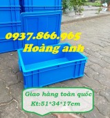 Thùng B4 kèm nắp, thùng nhựa đặc, hộp nhựa b4, khay cơ khí, khay đựng trưng bày