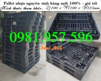 Pallet nhựa tải trọng lớn, pallet nhựa nhập khẩu, pallet cũ