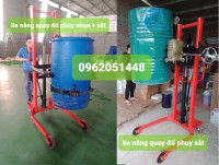 Xe nâng thùng phuy 350kg nâng cao 1.4m giá rẻ nhất