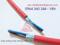 Dây tín hiệu chống cháy 2x1.0, 2x1.5, 2x2.5 + E chống nhiễu