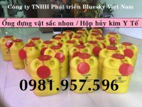 Hộp hủy kim tiêm đã qua sử dụng, bình hủy kim tiêm Y tế