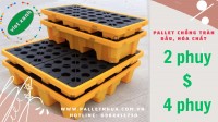 PALLET NHỰA CHỐNG TRÀN HAY CÒN GỌI LÀ KHÂY NHỰA CHỐNG TRÀN DẦU, HÓA C