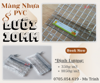 Một số ứng dụng của pvc lưới 10mm