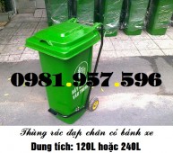 Thùng rác đạp chân 60L, thùng rác đạp chân 90L