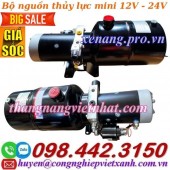 Bộ nguồn thủy lực mini - bơm thủy lực mini 12V - 24V