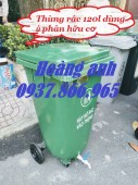 Mua thùng rác ủ phân ở đâu, thùng rác 120l có van xả, thùng rác, bán thùng rác ủ