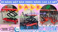 Xe nâng mặt bàn 350kg nâng cao 1500mm WP350