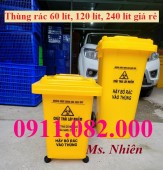 Xả kho cuối năm thùng rác nhựa giá rẻ- Giá rẻ thùng rác 120 lít 240 lít 660 lít-