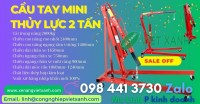 Cẩu thủy lực bằng tay 2 tấn / Cẩu mốc động cơ bằng tay 2000kg