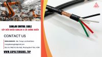 Cáp điều khiển sangjin 4 lõi có lưới chống nhiễu sẵn HCM
