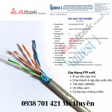Cáp mạng FTP Cat5 4Pair 24AWG