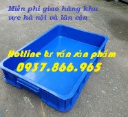 Thùng đặc HS025, thùng nhựa, thùng đặc cao 10, thùng đựng hải sản tại hà nội