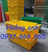 Thùng rác nhựa HPDE, thùng rác 60l, thùng rác có 4 bánh, thùng rác nhựa, thùng t