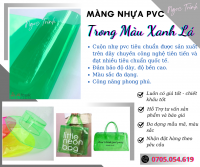 Cuộn pvc khổ lớn trong dẻo màu xanh lá, giá tốt tại kho Altek