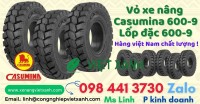 Lốp đặc xe nâng 600-9 casumina 700-12