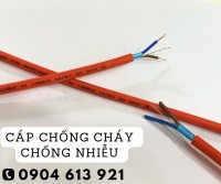 Cáp chống cháy chống nhiễu 2 lõi 1.0/1.5/2.5mm