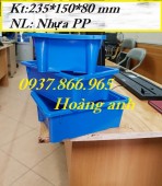 Khay nhựa(KT:235*150*80), sóng nhựa bít, khay nhựa, khay nhựa đựng hàng